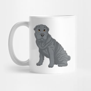 Blue Shar-Pei Dog Mug